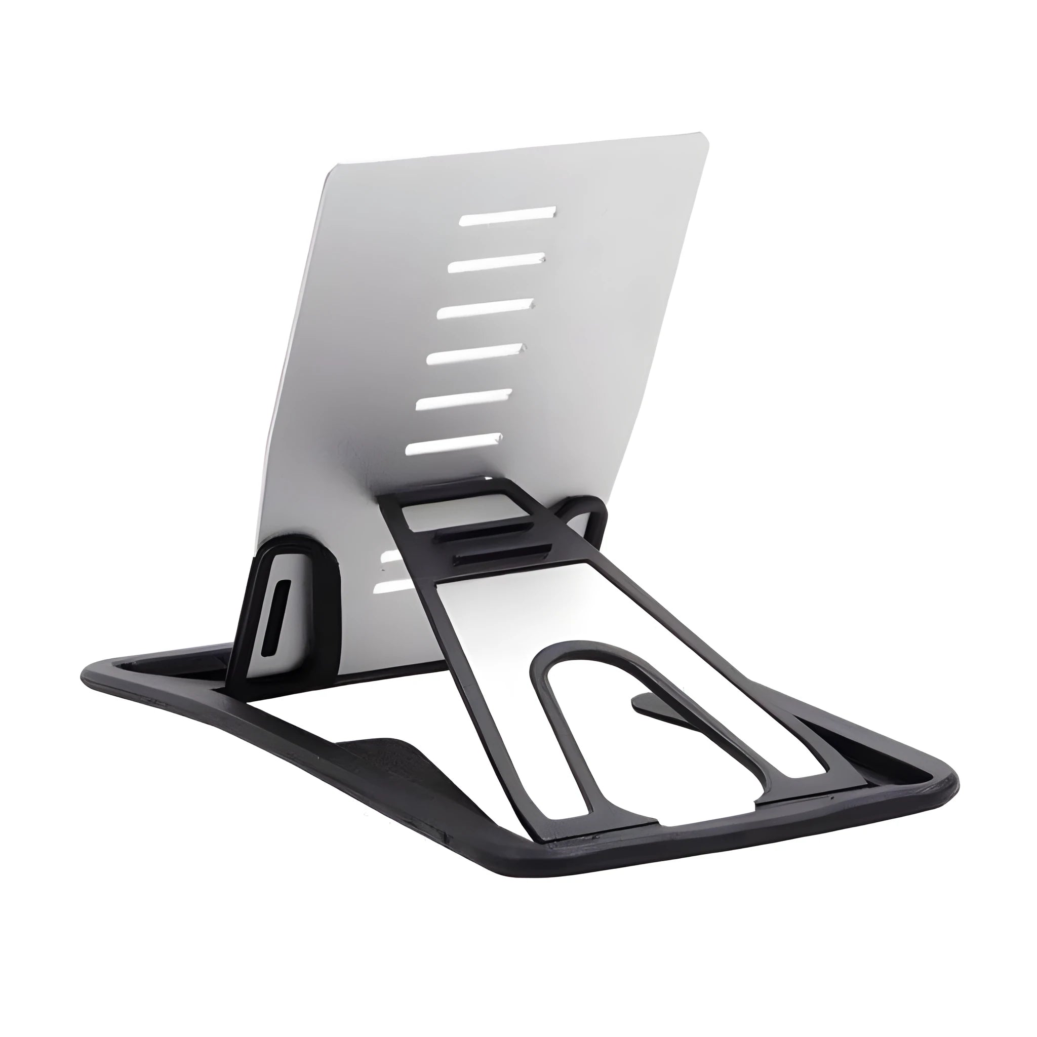 Black card phone holder desktop stand 8.5cm by 5cm for mobile phone