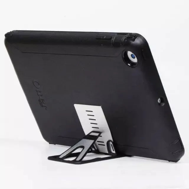 Black card phone holder desktop stand 8.5cm by 5cm for mobile phone