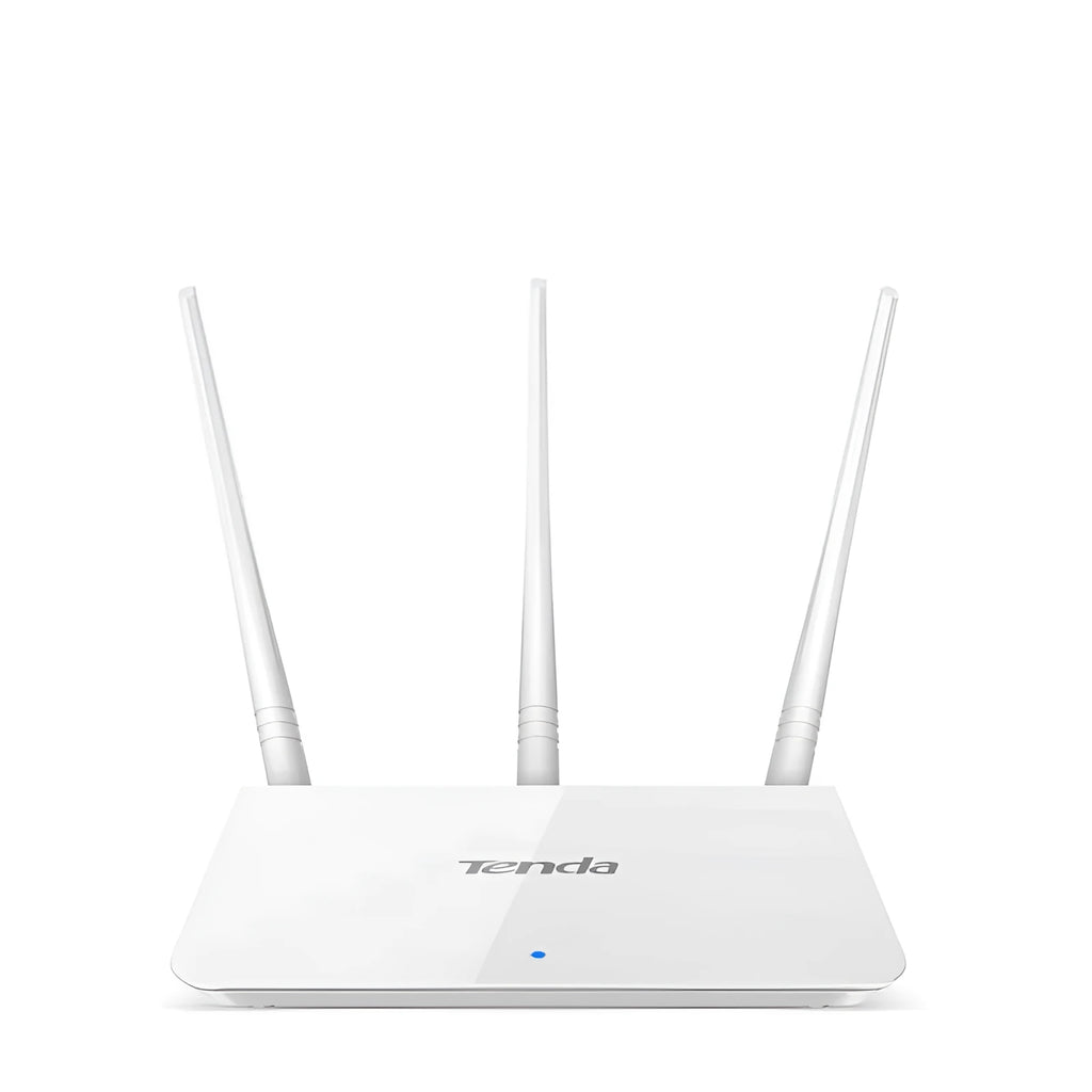 White US-style dual-band wireless router for 2.4GHz and 5GHz broadband networks.