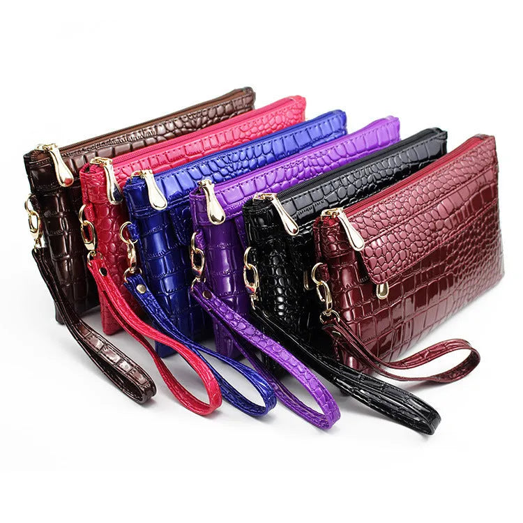 Fashion shoulder messenger bag for women, PU material, compact horizontal square shape, 24cm width