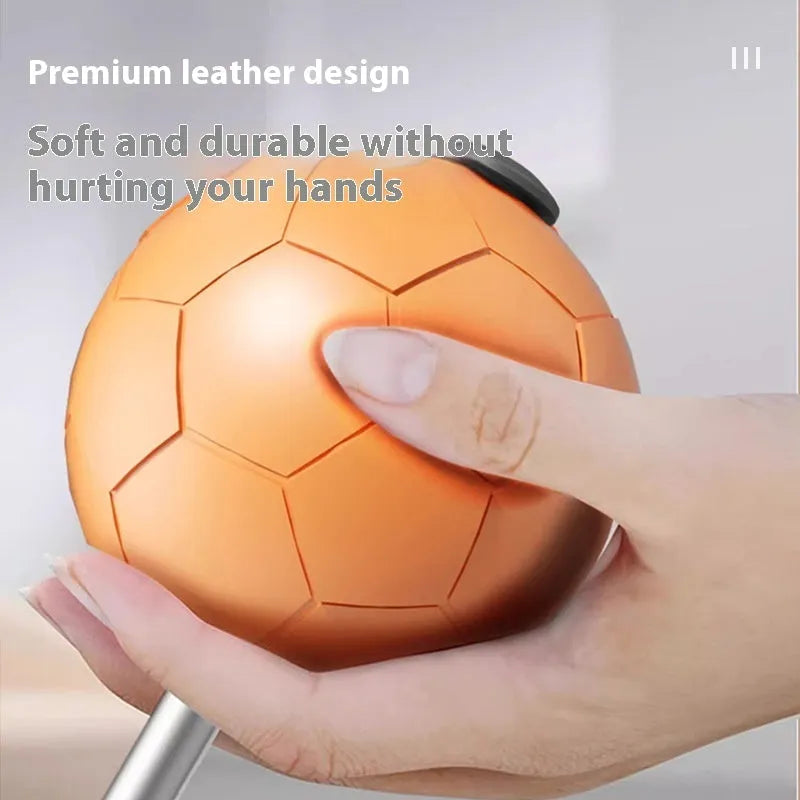 Vertical boxing reaction speed ball set with gray PU gloves on floor for children and adults