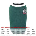 Pet cat winter coat with college-style layer, size M, khaki colour, for British Shorthair breed