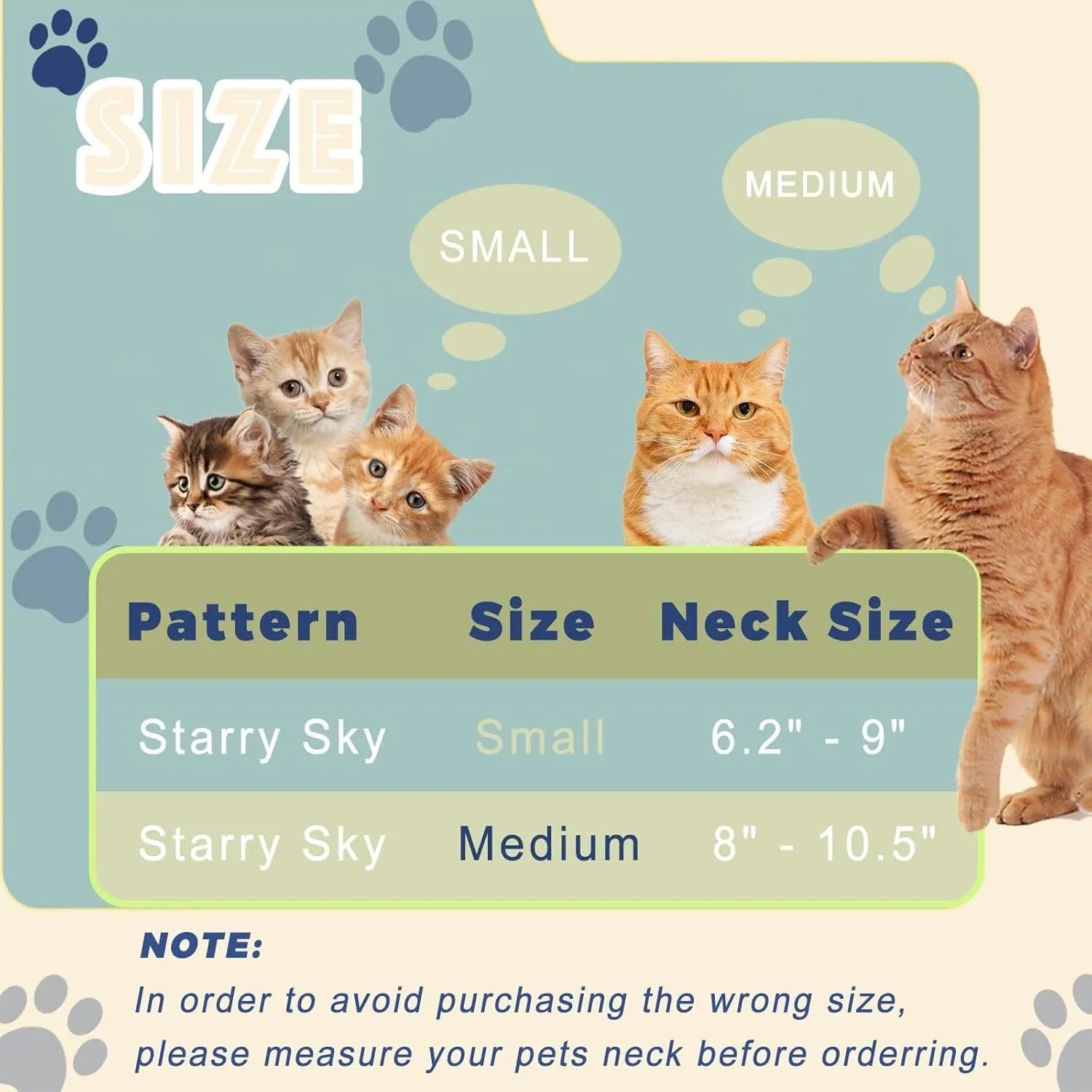 Soft cat recovery collar breathable waterproof adjustable S M size for small medium cats kittens