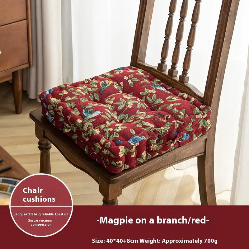 American dining chair cushion 40×40×8cm thick seat pad with PP cotton filler