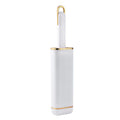 Reusable pet hair remover brush with double-sided head for clothes and furniture.