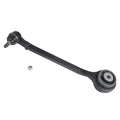 Black steel swing arm control arm for Dodge and Chrysler vehicle suspension.