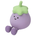 Cartoon eggplant night lamp with soft yellow light and rechargeable battery, 1200mAh