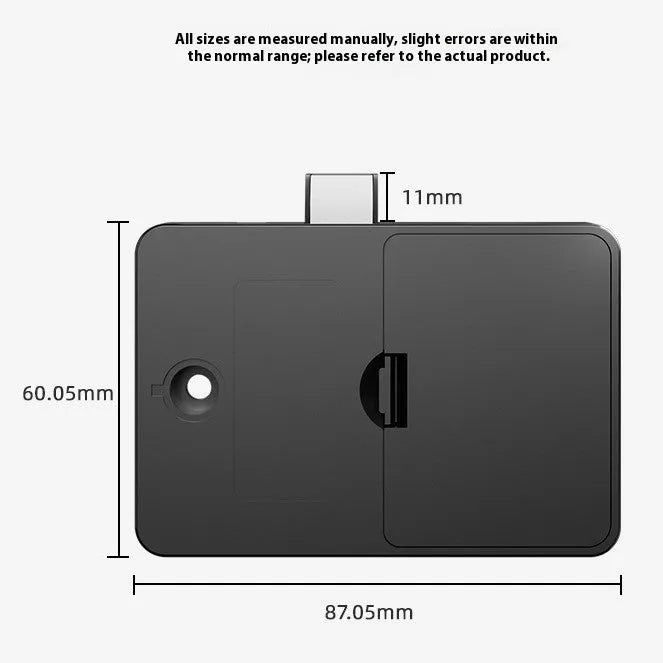 F079 no-drill drawer lock with key and removable card for household and office use