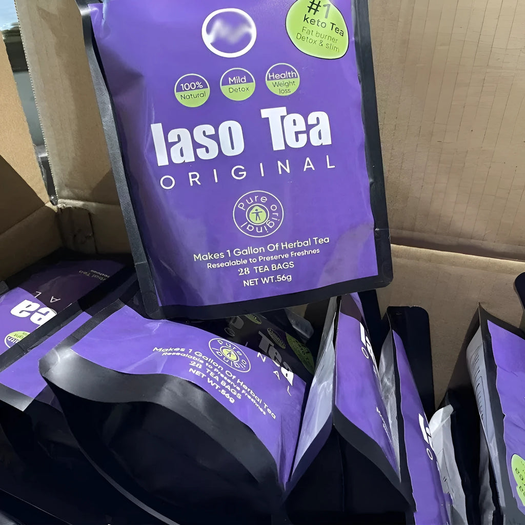 Single packet of instant slimming tea powder with sugar-free cold-soaking formulation