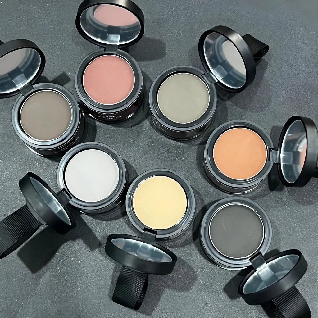 Hairline powder in universal shades for repairing hairline shadow and improving skin colour