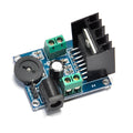 TDA7297 power amplification module audio amplifier board on a workbench