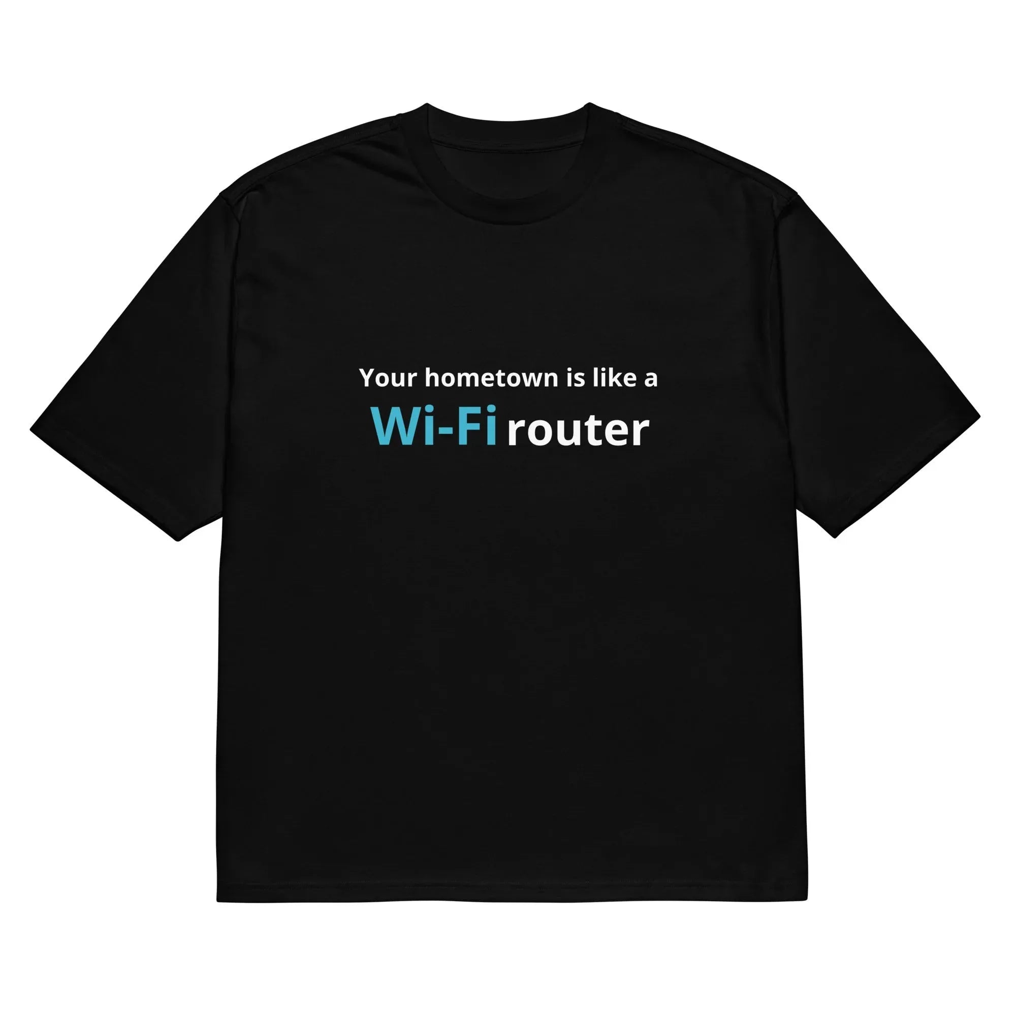 Black men's T-shirt with 3D printed cartoon pattern, loose fit short sleeves