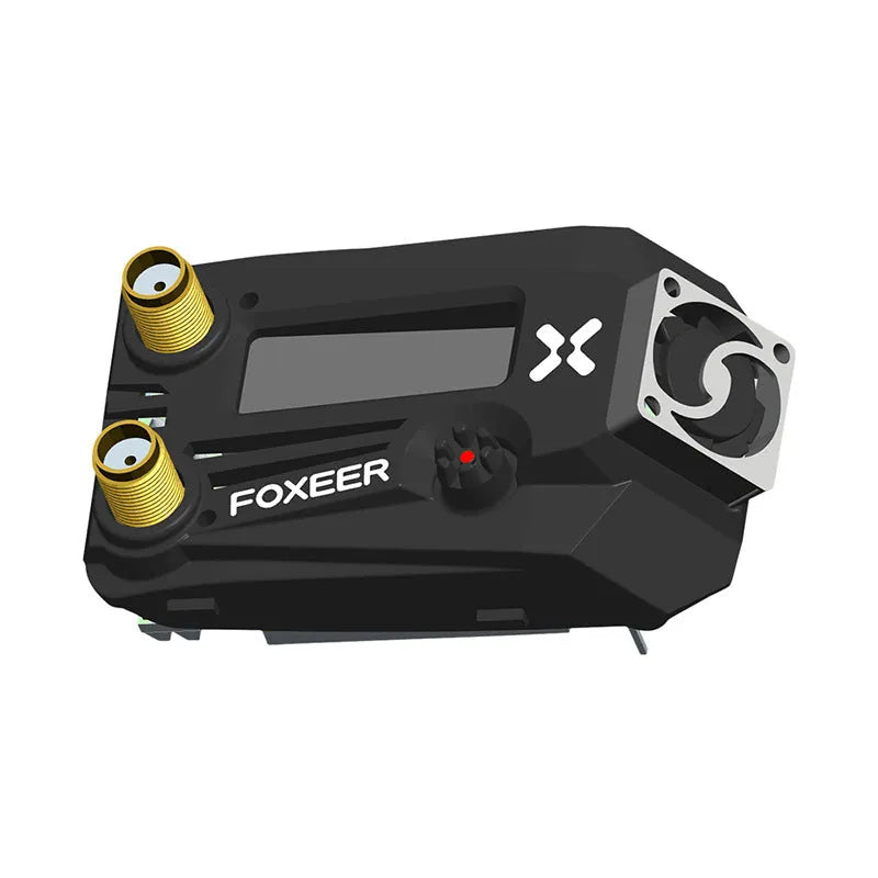 Black FPV dual receiver compatible with Fat Shark and Flying Shark goggles weighing 58g