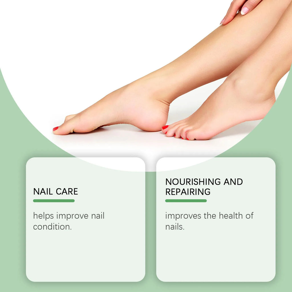 30ml bottle of clear nail fungus repair solution with tea tree oil for gentle moisturising nail care