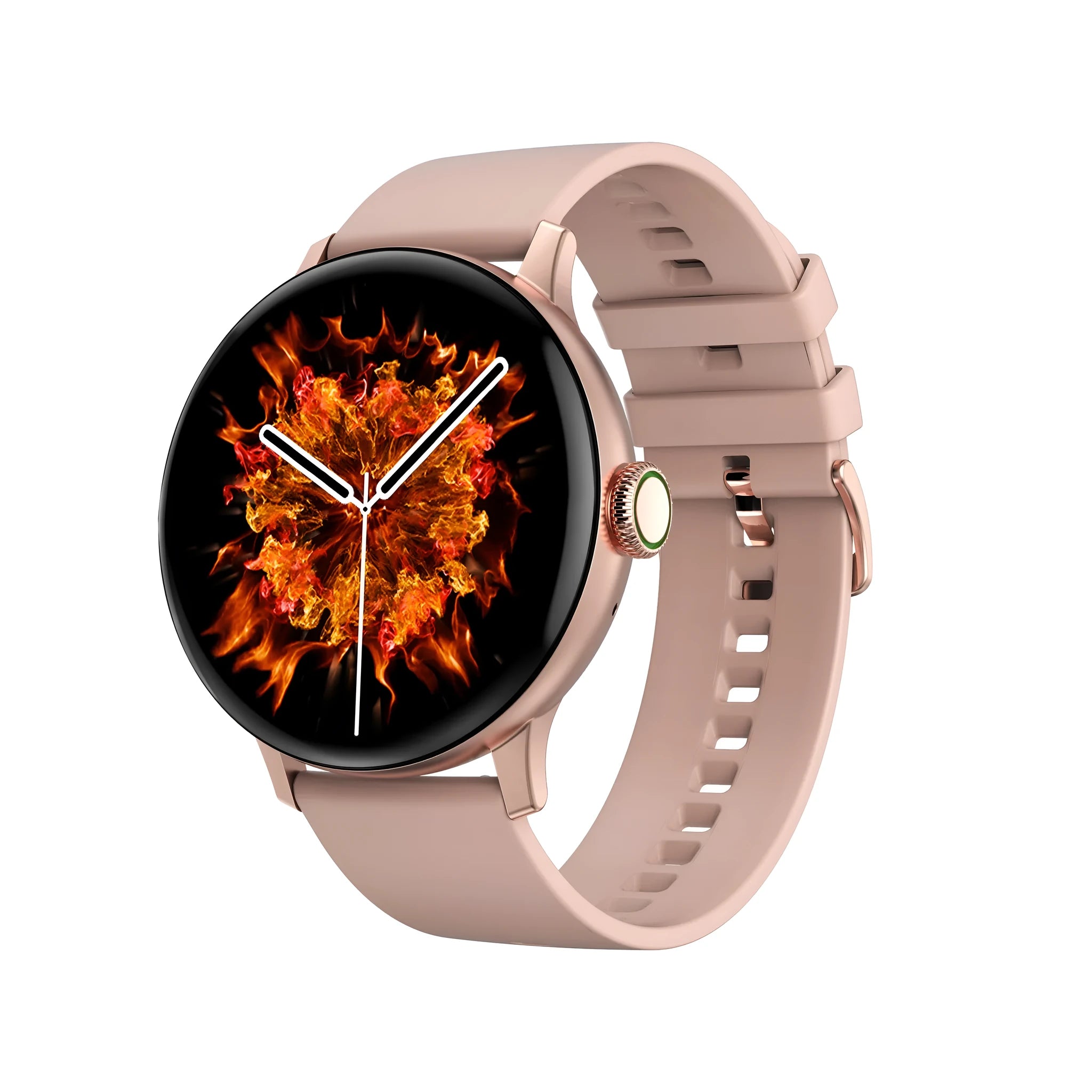 Bluetooth call smart bracelet with heart rate and blood pressure sensors, 1.2 inch screen, and TPU strap on wrist