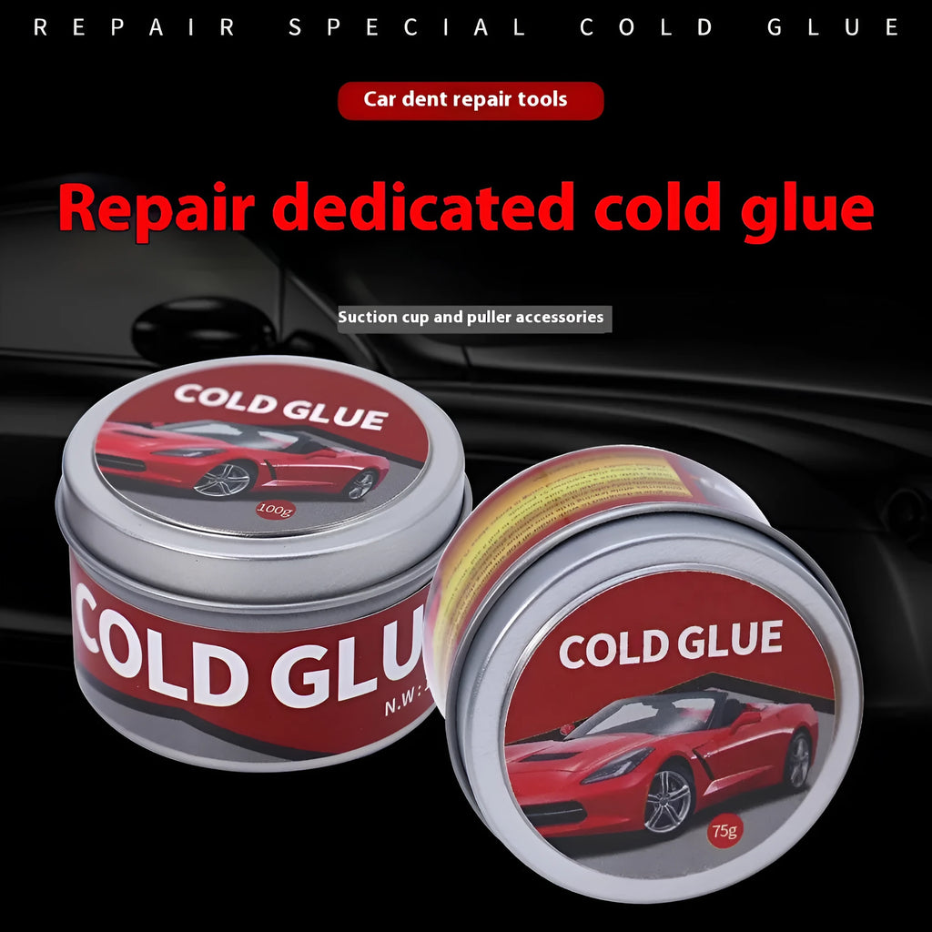 Special cold glue for automobile depression repair in 75g and 100g sizes for car dent pulling.