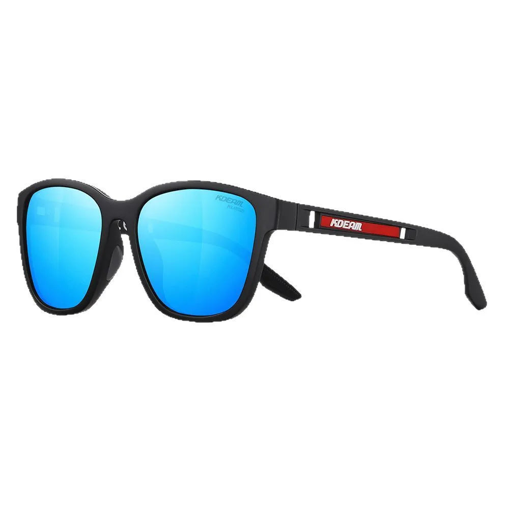 Outdoor sports UV protection sunglasses with metal hinges and TAC lens in retro style, five colour options