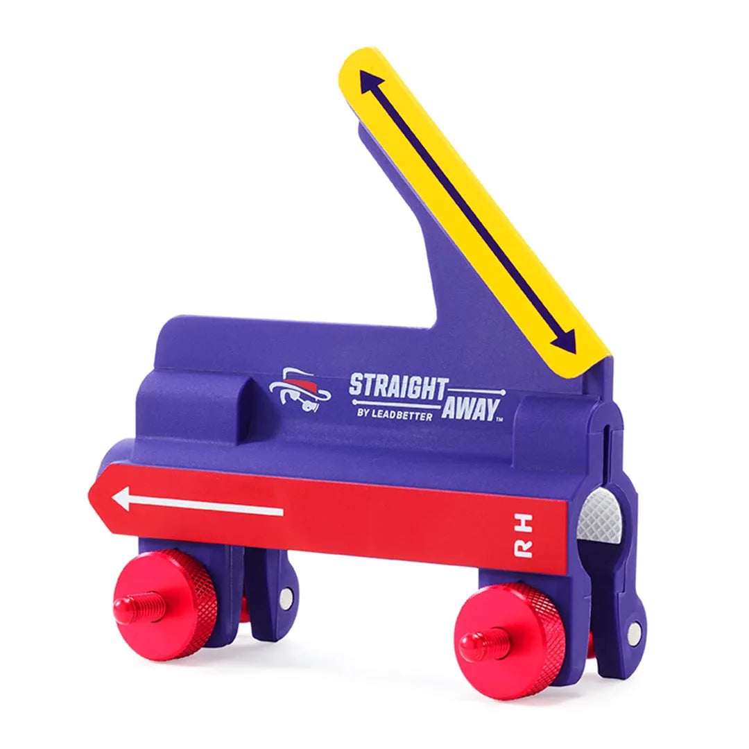 Plastic golf swing plane trainer for swing path practice