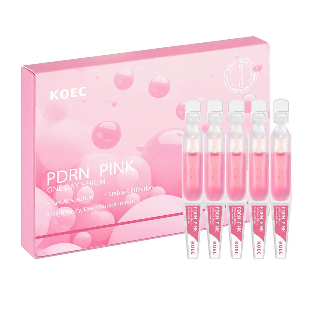 KOEC powder polypeptide disposable face mask 10 pack, individual latex sheet with moisturising essence