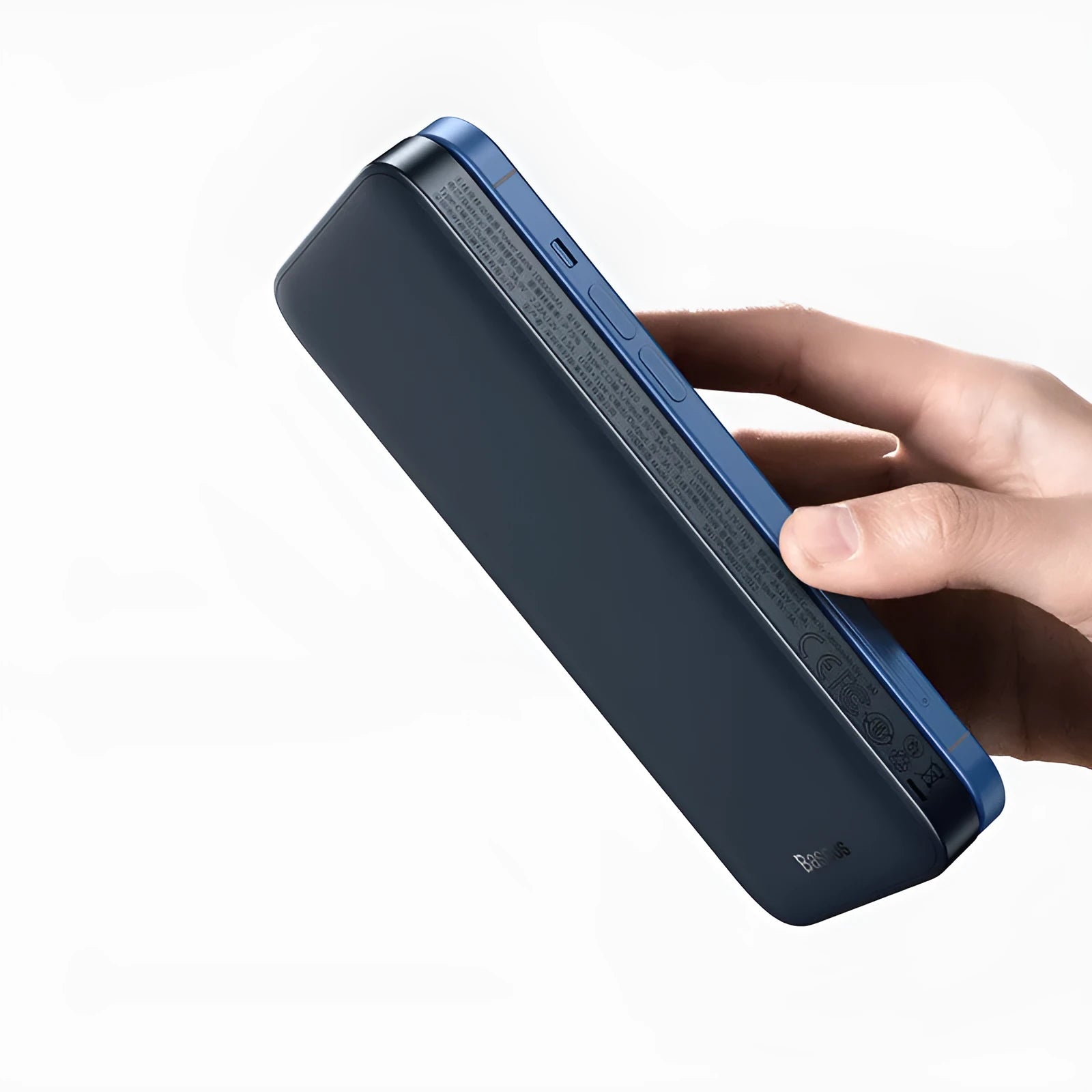 Baseus magnetic wireless 10000mAh power bank 20W in blue with plastic shell