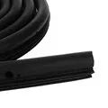 Black rubber sliding door seal strip for Toyota Hiace high roof van, 5 metre length