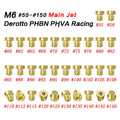 M6 carburettor nozzle main measuring hole size 55-150 for Derotto PHBN PHVA single jet