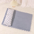 Gray cat nest mat with cushion for all-season kennel use, available in S M L XL sizes