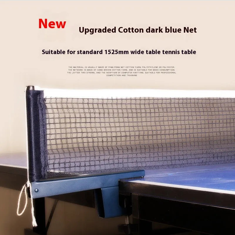 Table tennis post set with universal large clip and thickened frame for indoor table tennis practice