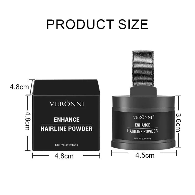 Hairline powder in universal shades for repairing hairline shadow and improving skin colour