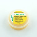 High purity rosin soldering flux paste in a sealed plastic pot for electric soldering iron use