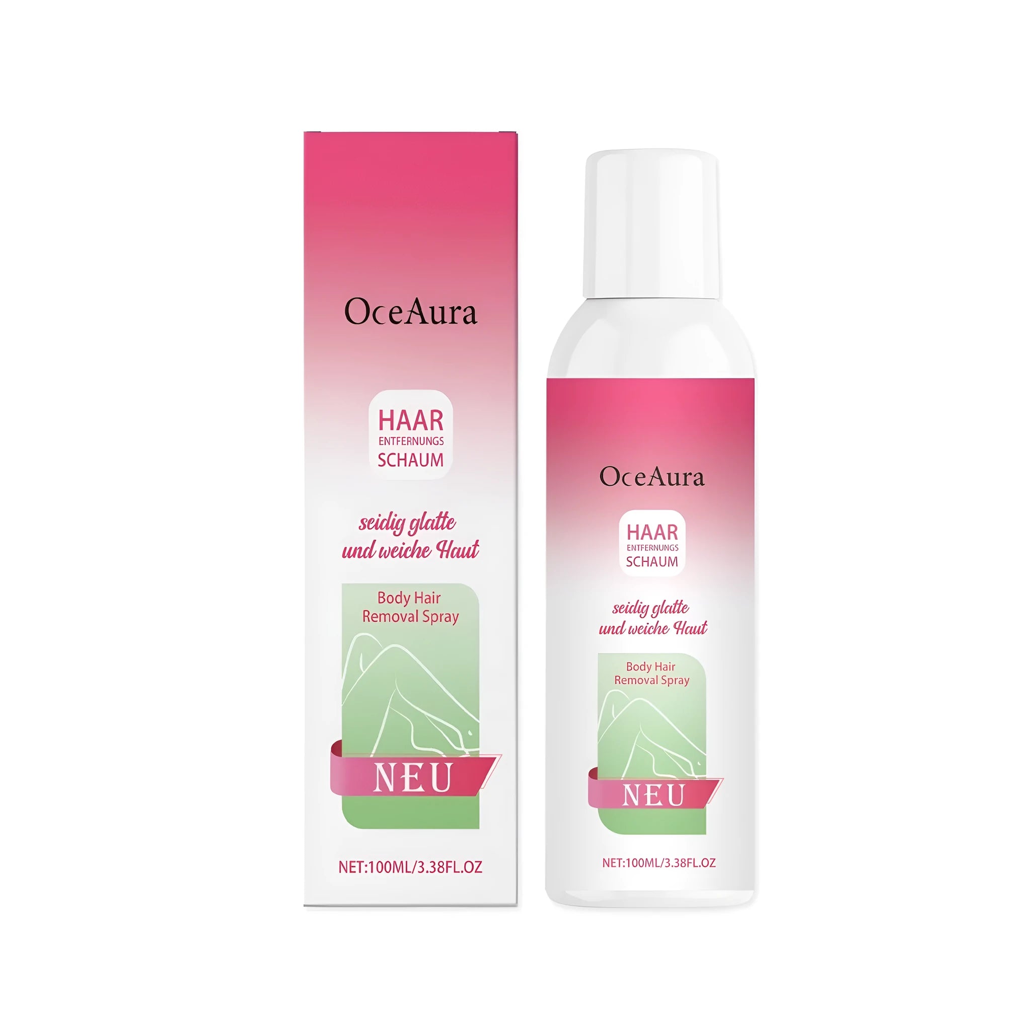 100ml body hair removal spray bottle with spray applicator and calcium thioacetate formula