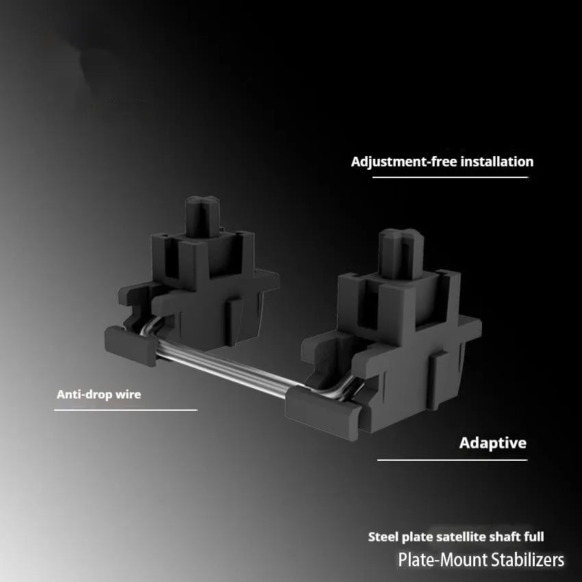 Keyboard shaft mechanical keyboard accessories kit with 4.3 inch screen and stabiliser components