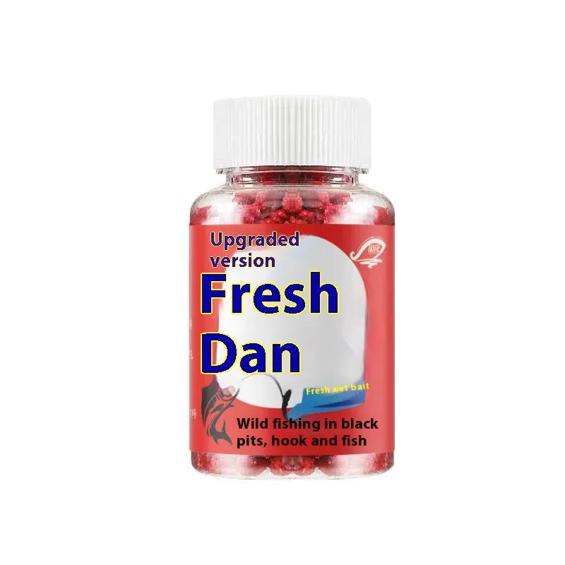 Fishing bait bottle for crucian carp and grass green fish in fresh red colour for wild freshwater fishing