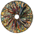 30 tarot bookmarks with painted glass artwork in colourful designs on paper material