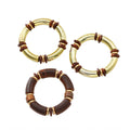 Women's exaggerated multi-layer alloy necklace with matching bracelet jewellery set