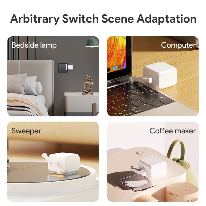 White Bluetooth rocker arm finger robot remote control device with compact dimensions