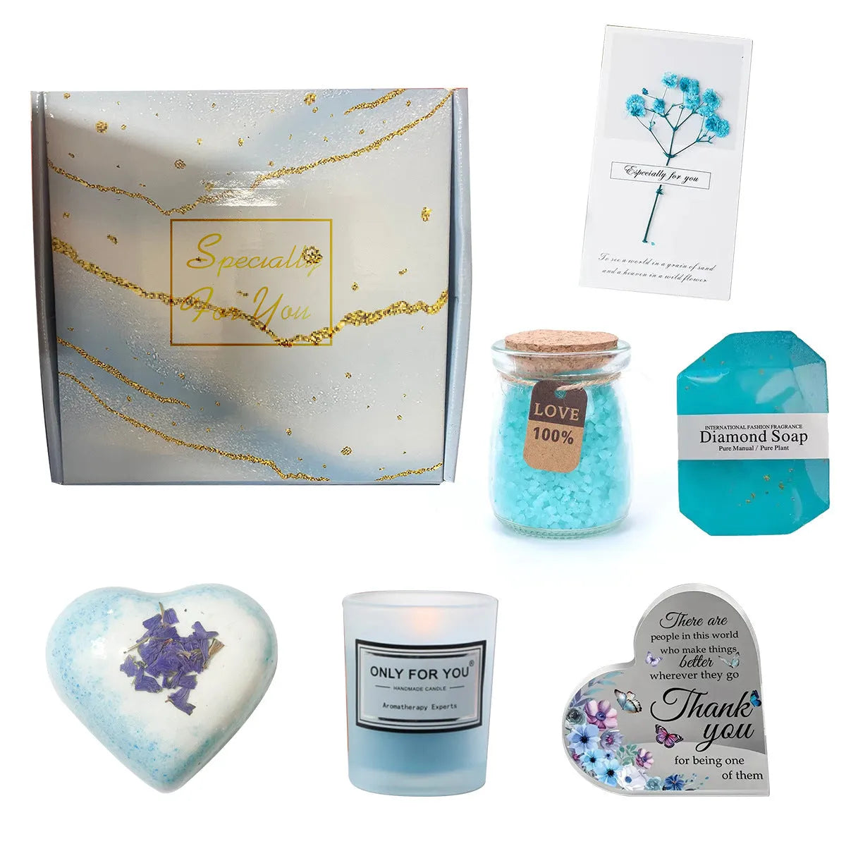 Soy wax aromatherapy candle gift set in modern simplicity style with multiple colour options