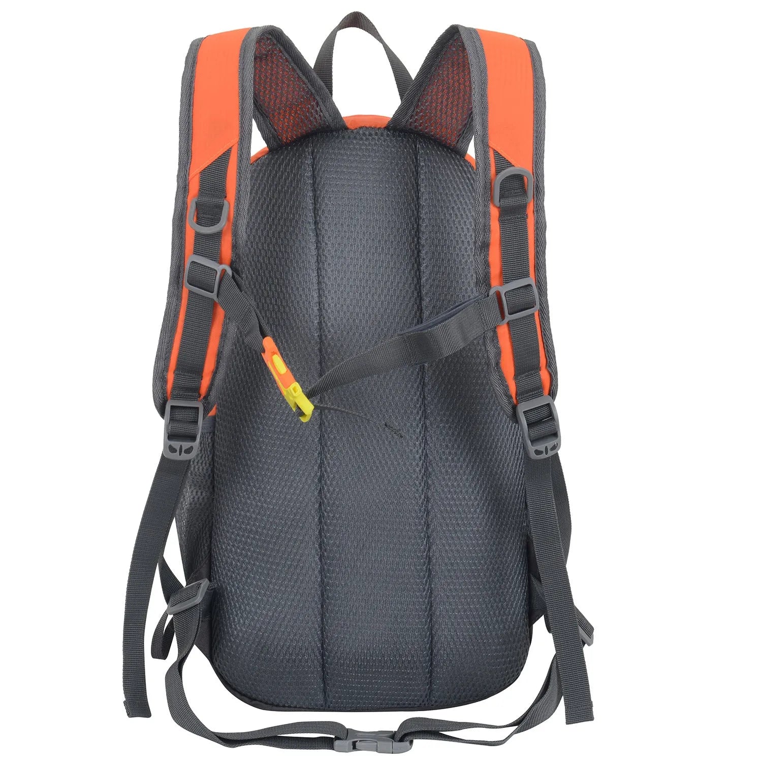 Multi-functional 20L Oxford cloth sports backpack in black for mountaineering and hiking, with air pillow belt