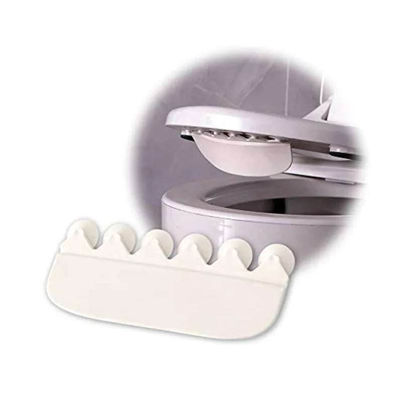 White PVC urine blocking board for toilet splash prevention during children's potty training