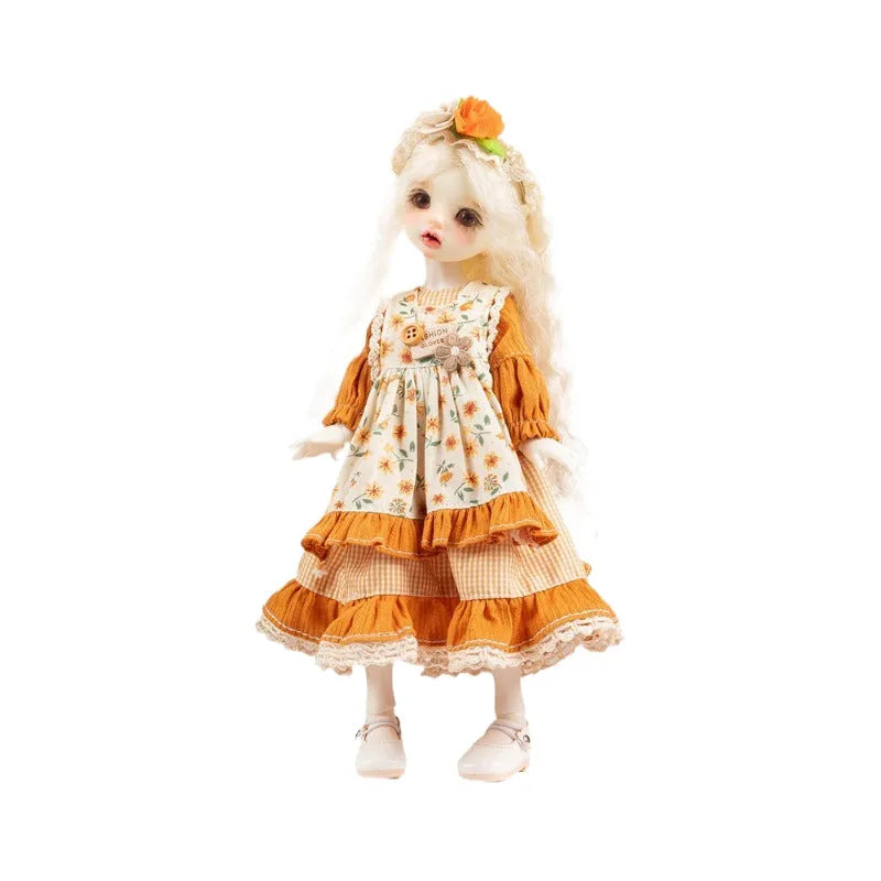 French entry-style doll clothes set with wind cross-border design in ten colour themes for 7-14 year teenage dolls