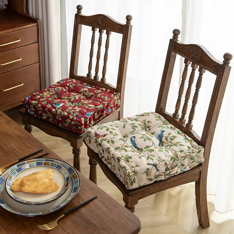 American dining chair cushion 40×40×8cm thick seat pad with PP cotton filler
