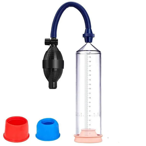 Silicone cover accessory for male exercise machine in plastic valve exerciser colour with connection components