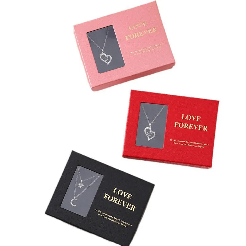 Korean style gift box with six red soap roses and a matching handbag for Valentine's Day.