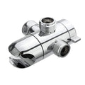 Copper shower water distributor with metal joint connector for bathroom installations