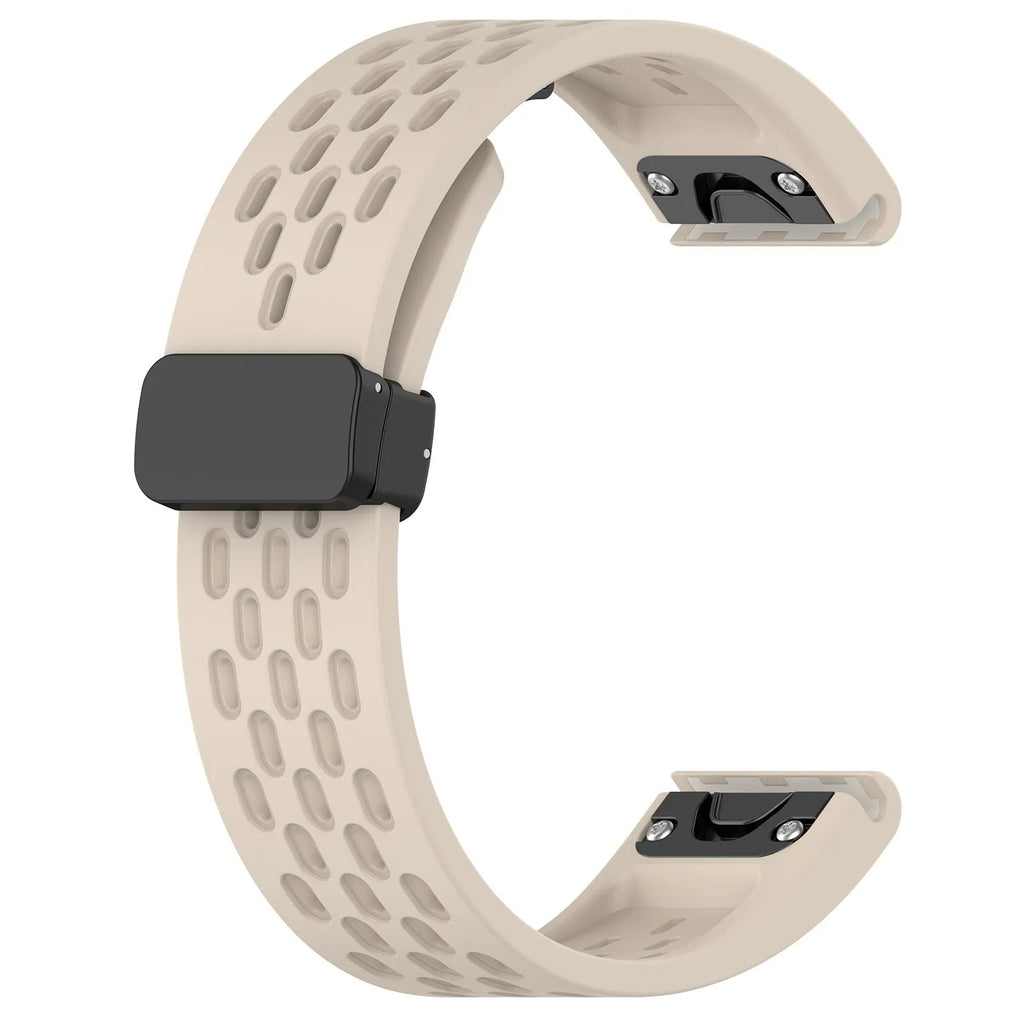 Garmin Fenix quick release nylon watch strap in multiple colours with a small utility knife.