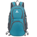 Multi-functional 20L Oxford cloth sports backpack in black for mountaineering and hiking, with air pillow belt