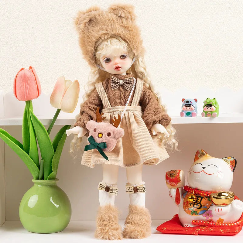 French entry-style doll clothes set with wind cross-border design in ten colour themes for 7-14 year teenage dolls