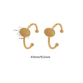 Golden stainless steel ring setting with totem pattern for DIY jewellery making, shown with a ring holder.