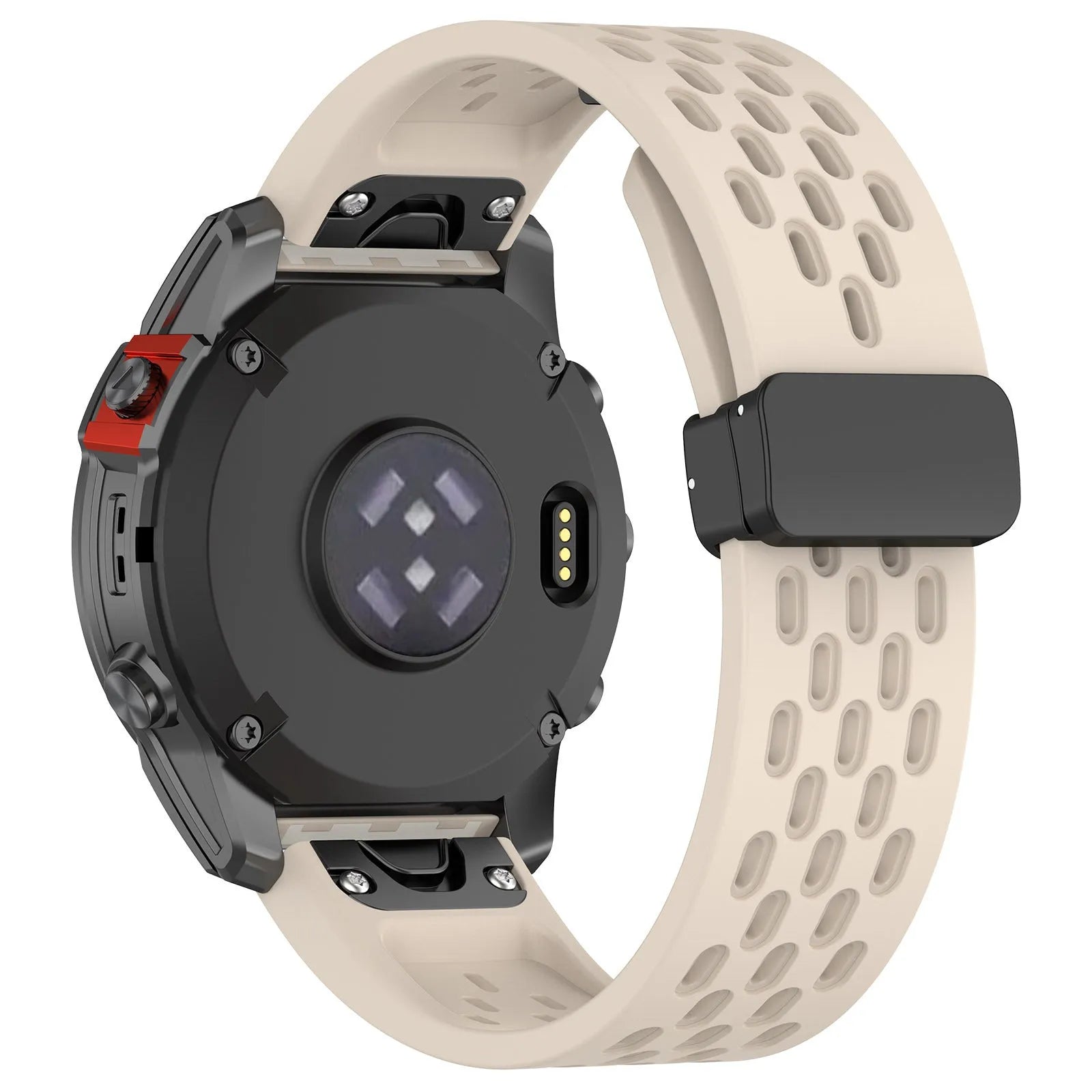 Garmin Fenix quick release nylon watch strap in multiple colours with a small utility knife.