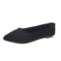 Women's flat pointed toe pumps in leopard print with low heel and cotton upper